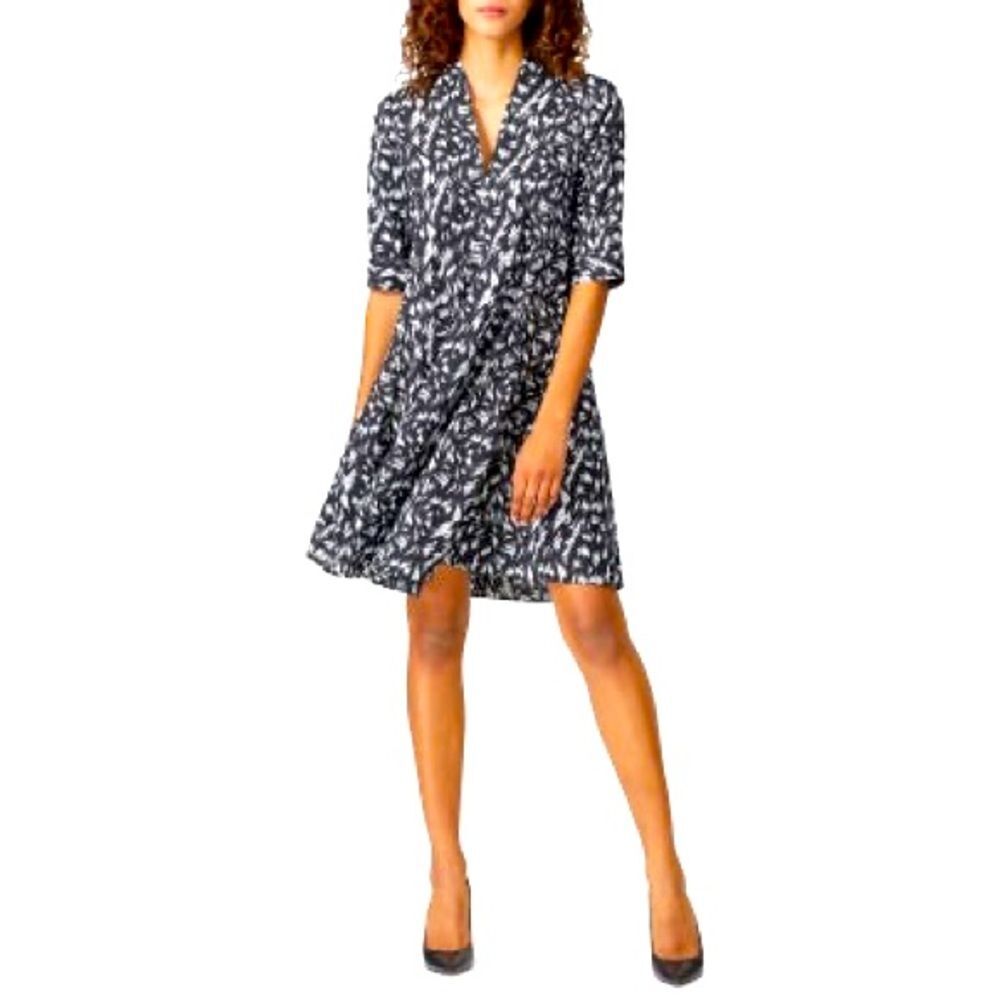 Derek Lam Collective Feather Scarf Neck Shift Dress Size 4 Lightweight